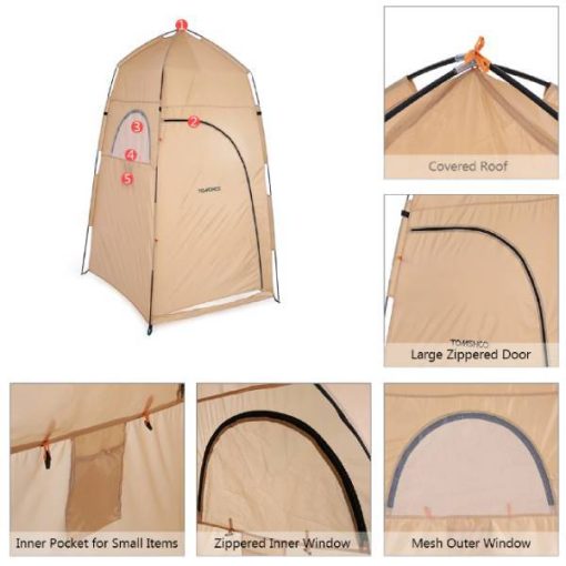 camping shower tent