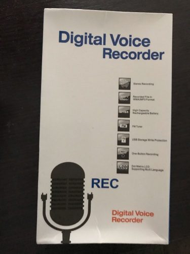 Portable Digital Audio Recorder Sound Voice Recorder Device photo review