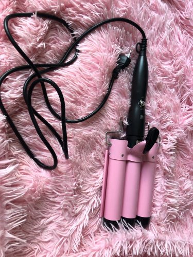 Triple Barrel Hair Spinning Curling Iron photo review