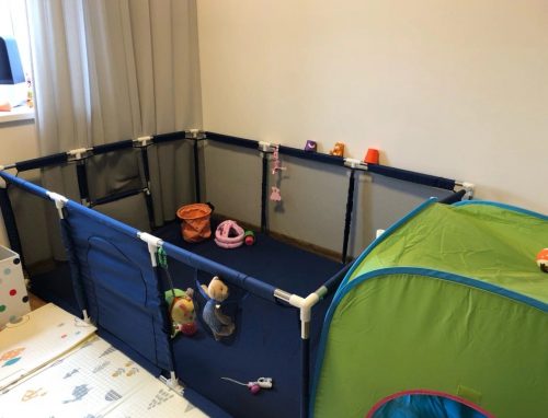 Large Baby Playpen Toddler Play Yard With Mesh Indoor Playground photo review
