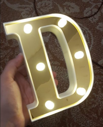 Marquee Letters Light Up Letters Letter Lights photo review