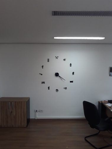 Large Oversized Modern Kitchen Wall Clock photo review