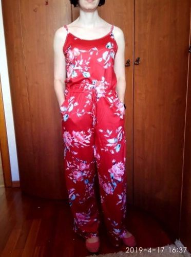 Floral Jumpsuit For Women Romper Dress photo review