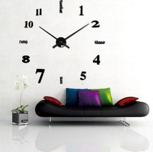Large Wall Clock Luxury Quartz Design photo review