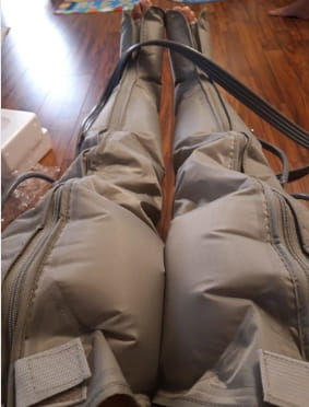 Electric Physiotherapy Leg Pain Rehabilitation Leg Massager Wraps photo review