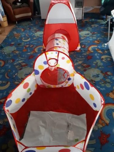 3 in 1 Kids Playhouse Popup Toddler Tent Indoor And Outdoor Use photo review