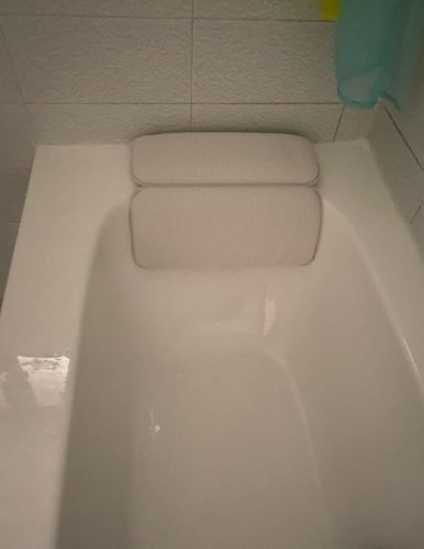 Premium Spa Bathtub Headrest Pillow photo review