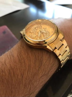 Golden Dragon Automatic Mechanical Watch photo review