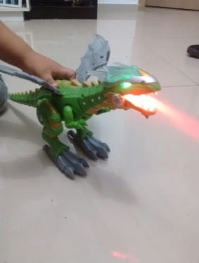 Interactive Fire Breathing Dinosaur Toy Dinosaur For Kids photo review