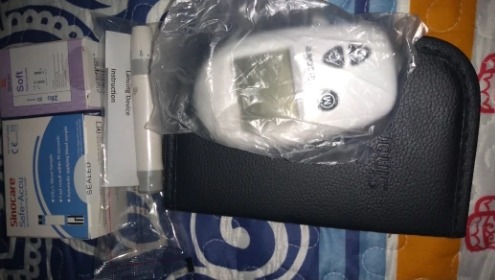 Glucometer Blood Sugar Monitor Glucose Meter photo review