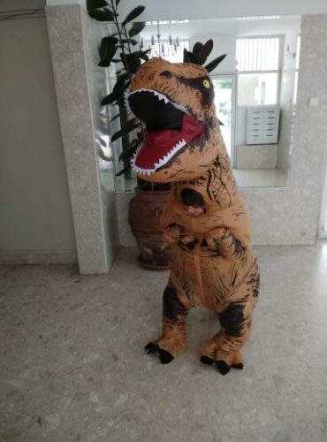 Inflatable Dinosaur Costume Blow up T Rex Costumes photo review