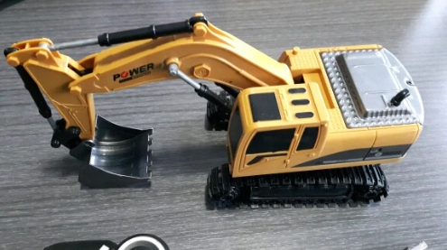 Kids Remote Control Excavator Toy 1:24 RC Truck photo review