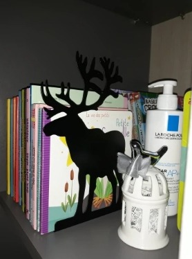 Iron Metal Mouse Elk Bookends Book Stopper photo review
