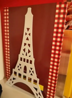 Iron Metal Eiffel Tower Bookends Book Stopper photo review
