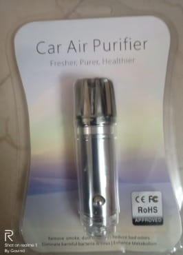 Powerful Car Ionic Air Purifier 12V photo review