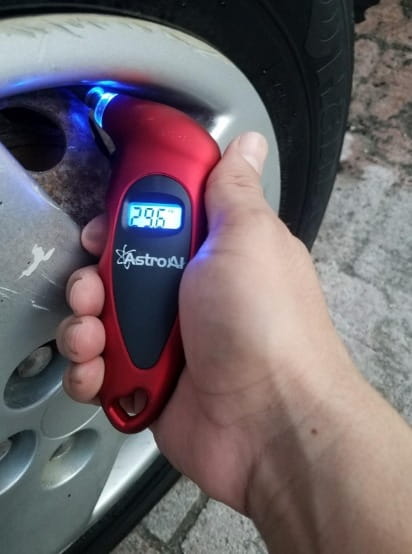 Tire Pressure Gauge For Car and Motorcycle With LCD photo review