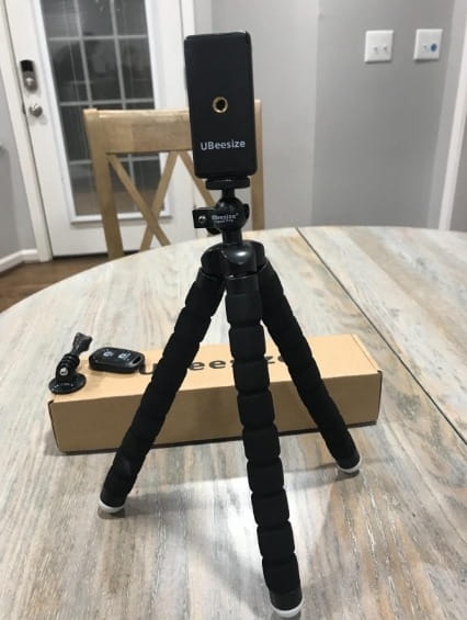 Camera Tripod Flexible Phone Tripod With Remote photo review