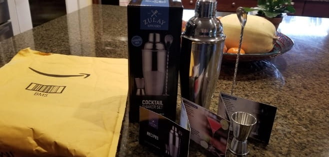 Bar Tools Stainless Steel Cocktail Shaker With Accessories photo review