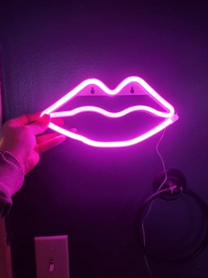 Neon Signs Custom Neon Signs Lip Shaped Led Signs photo review