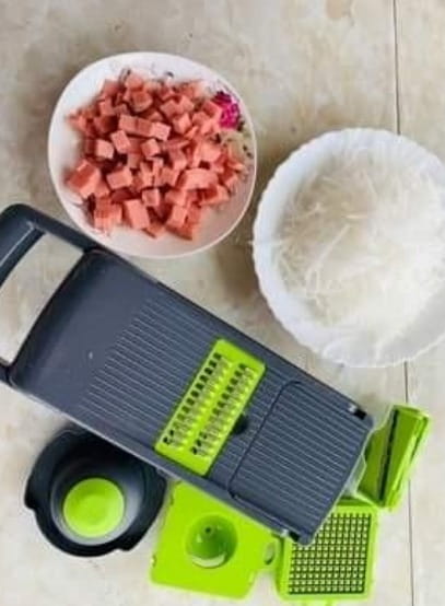 Vegetable Choppers Adjustable Thickness Mandoline Slicer photo review