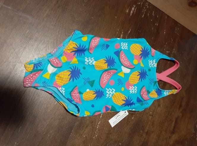 Swimming Suit Square Neck Kids Bathing Suits photo review