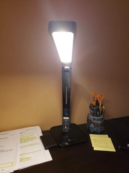 Desktop Lamp Wireless Charging Dimmable Table Lamp photo review