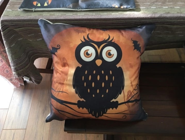 Throw Pillow Covers 4 Pcs Halloween Decorative Pillow Covers photo review