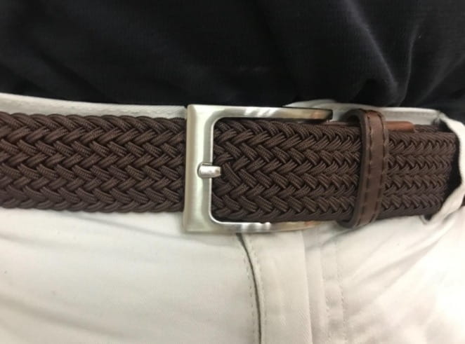 Belts Woven Canvas Braided Mens Designer Belts photo review