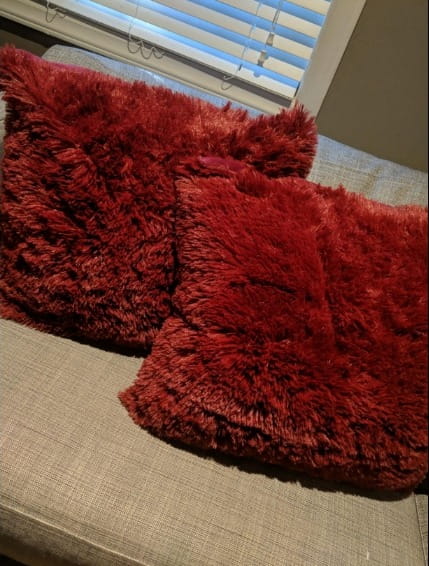 Pillow Covers Fur Fleece Decorative Cushion  Covers photo review
