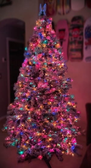 Christmas Tree Premium PVC Artificial Flocked Christmas Tree photo review