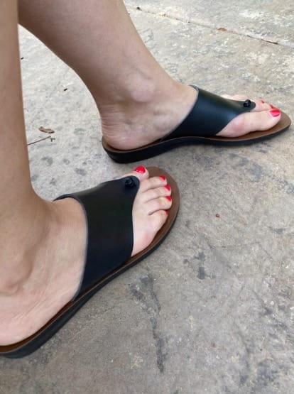 Women's Sandal Comfortable Flat Sole Women's Flip Flop Sandals photo review