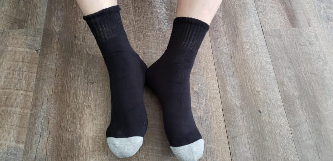 Running Socks 8 Pairs Moisture Wicking Athletic Men's Socks photo review