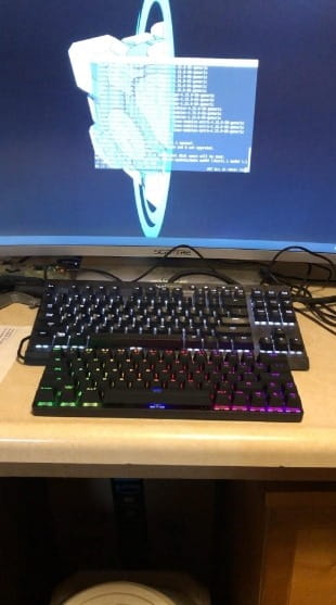 Mechanical Keyboard RGB Backlit Multi-Device Gaming Keyboard photo review