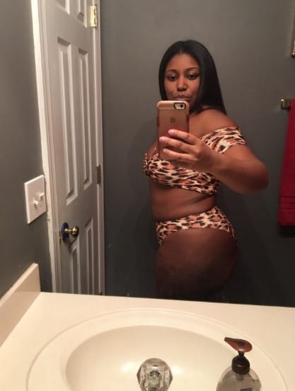 Bathing Suits Leopard Print Knot Front Crop Off Swimming Suit photo review