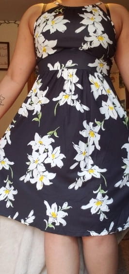 Women's Dress Halter Neck Floral Casual Summer Dresses photo review