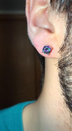 Stud Earrings Colourful Rainbow Fashion Dangle Earrings photo review