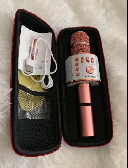 Microphone 3-in-1 Wireless Bluetooth Karaoke Microphone photo review