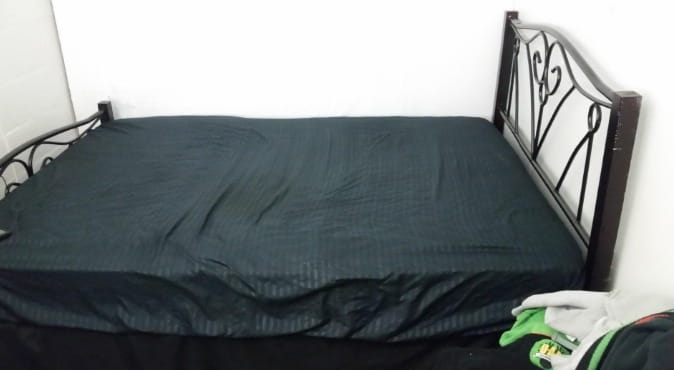Bedding Set 4-Piece Microfiber Dobby Stripe Bed Sheet Set photo review