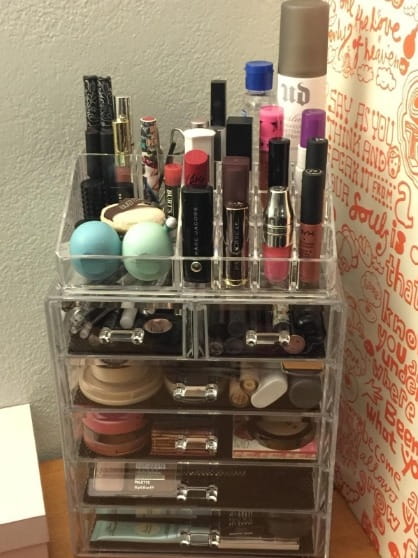Make-Up Organizer Cosmetic Makeup and Jewelry Organizer Case photo review