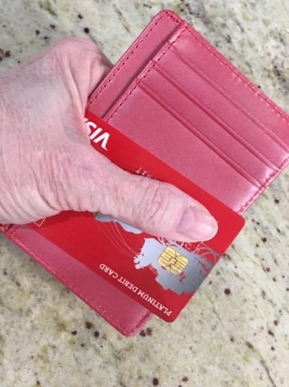 RFID Wallet Slim RFID Blocking Minimalist Leather RFID Sleeves Wallet photo review