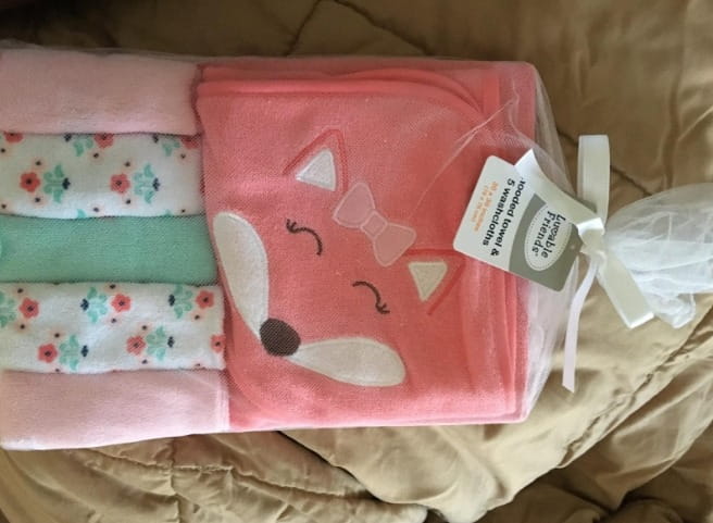 Hooded Towel Unisex Baby Hooded Towel With Five Washcloths photo review