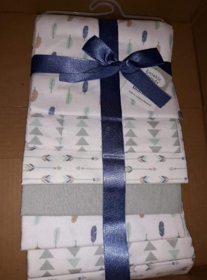 Baby Blanket 7 Pieces Unisex Baby Cotton Flannel Blanket Bundle photo review