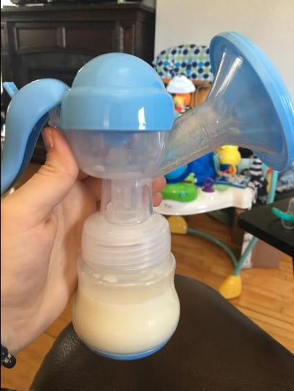 Baby Item Double Bottle Silicone Manual Breastfeeding  Pump Kit photo review