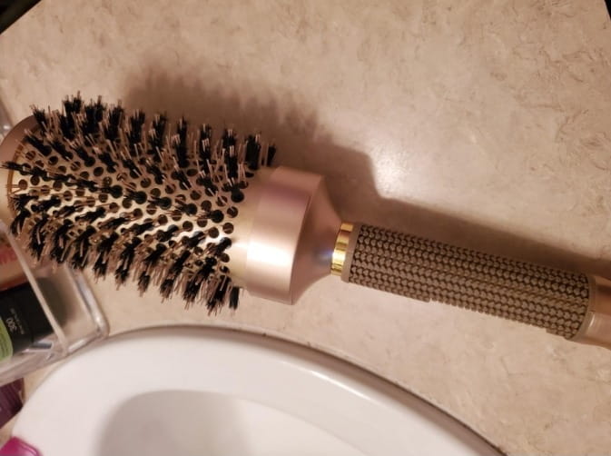 Hair Dryer Brush Nano Thermal Ceramic And Ionic Tech Hair Brush photo review