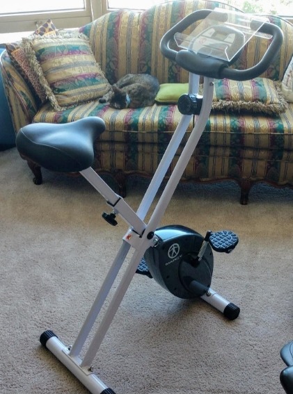 Exercise Bike Upright Stationary Bike Workout Bike For Cardio photo review