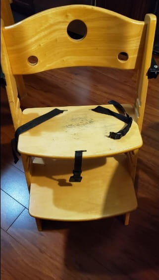 Kids High Chair Height Right Wooden High Chair With Tray photo review